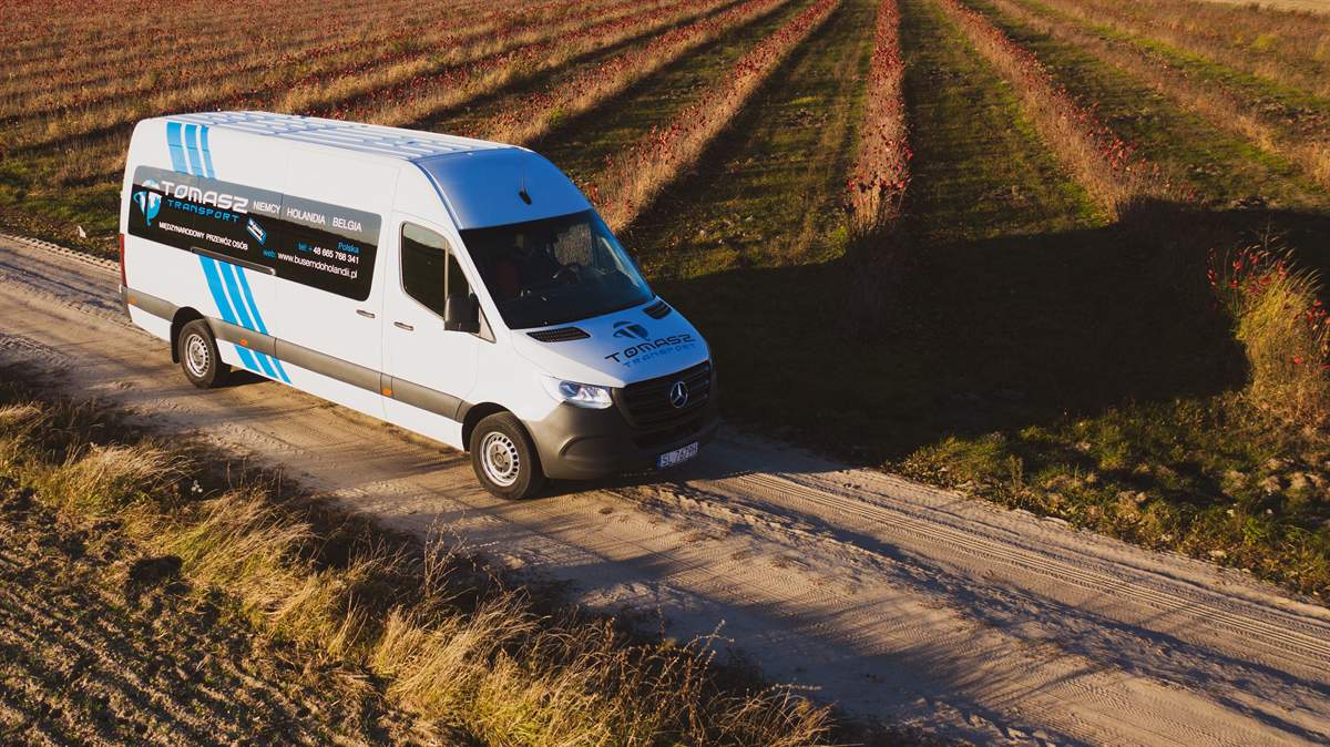 Busy do Holandii, Belgii i Niemiec — Mercedes-Benz Sprinter Tomasz Transport
